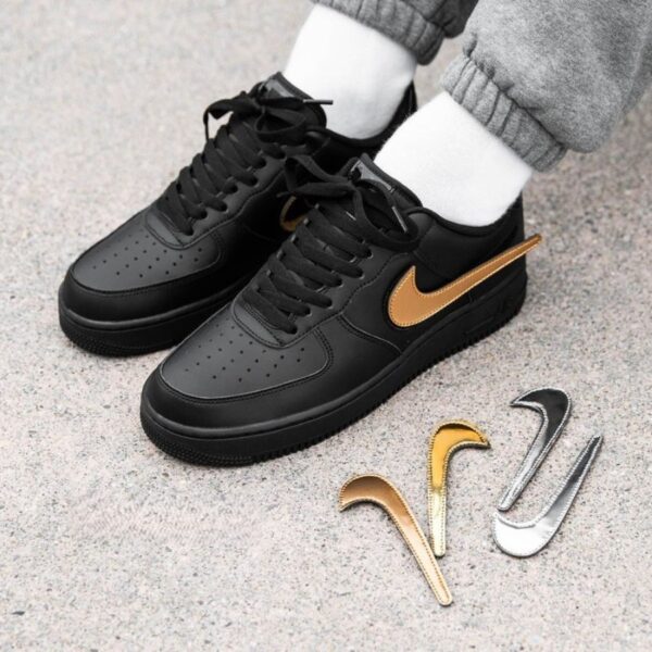 Air Force 1 Low ’07 LV8 ‘Removable Swoosh – Black Gold’