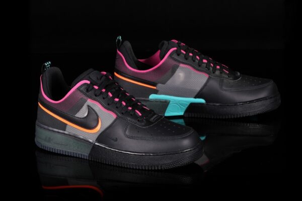 Air Force 1 React Black Neon