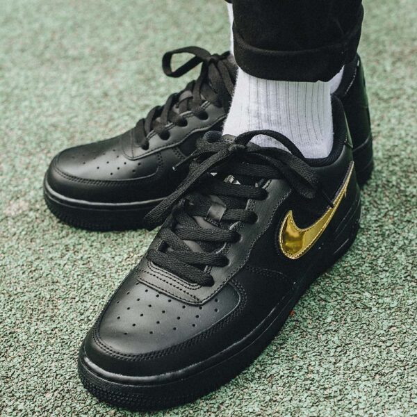 Air Force 1 Low ’07 LV8 ‘Removable Swoosh – Black Gold’