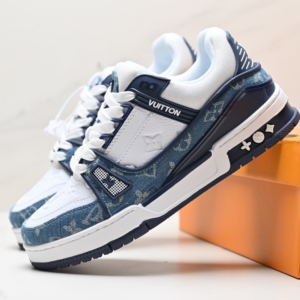 Louis Vuitton Trainer ‘Denim Monogram Blue’