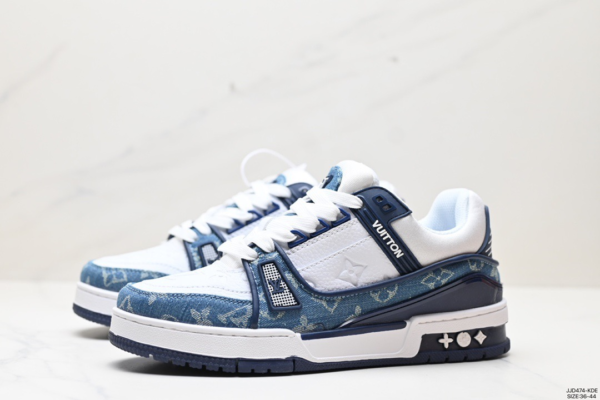 Louis Vuitton Trainer ‘Denim Monogram Blue’