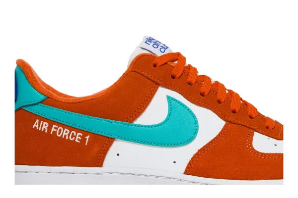 Air Force 1 ’07 LV8 ‘Athletic Club – Rush Orange Washed Teal’
