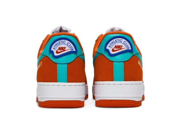 Air Force 1 ’07 LV8 ‘Athletic Club – Rush Orange Washed Teal’