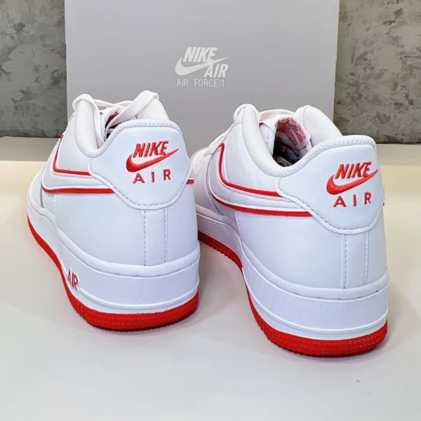 Nike Air Force 1 White Picante Red