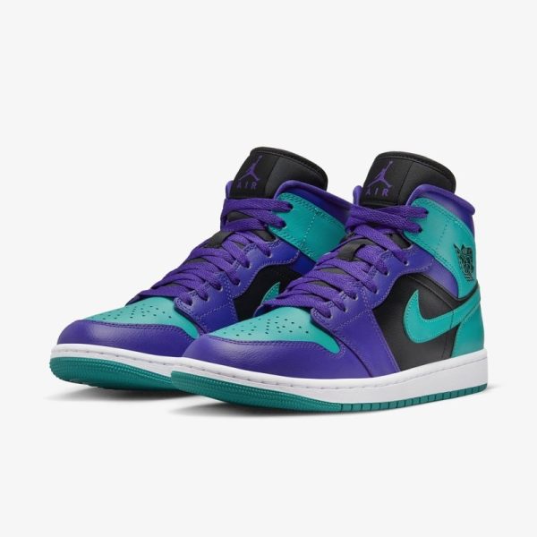 Air Jordan 1 Mid Black Grape