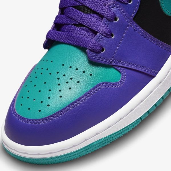 Air Jordan 1 Mid Black Grape