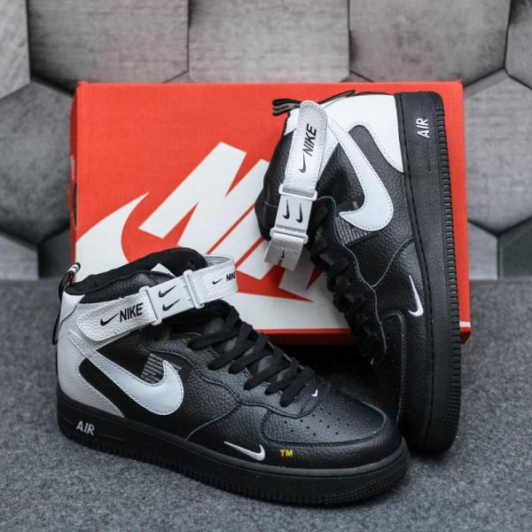Nike Air Force 1 Mid Utility Black Grey