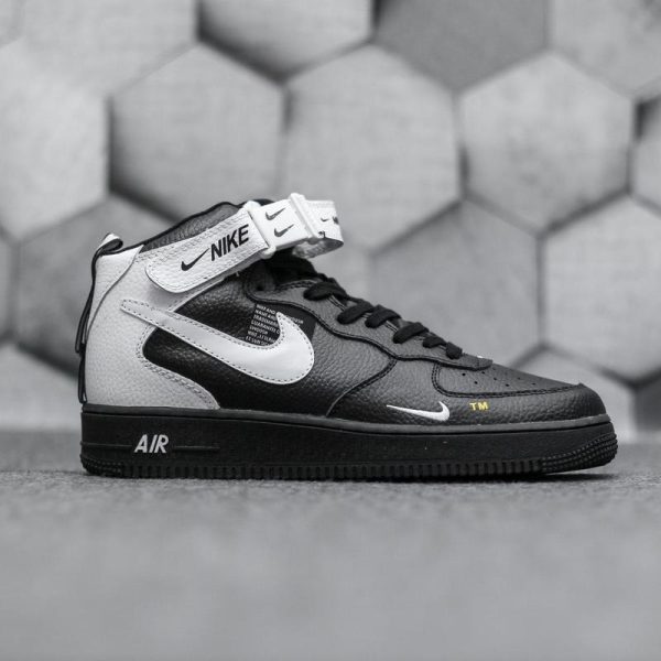 Nike Air Force 1 Mid Utility Black Grey