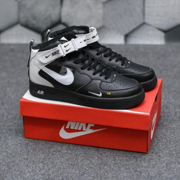 Nike Air Force 1 Mid Utility Black Grey