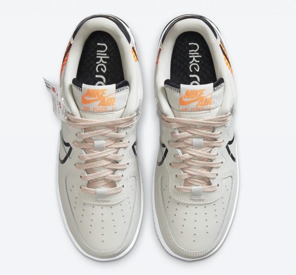 Nike Air Force React “Beige Orange”