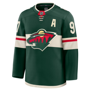 NKirill Kaprizov Minnesota Wild Fanatics Premium Home Jersey